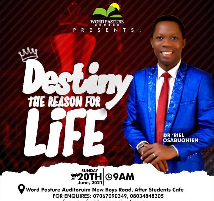 Destiny The Reason For Life