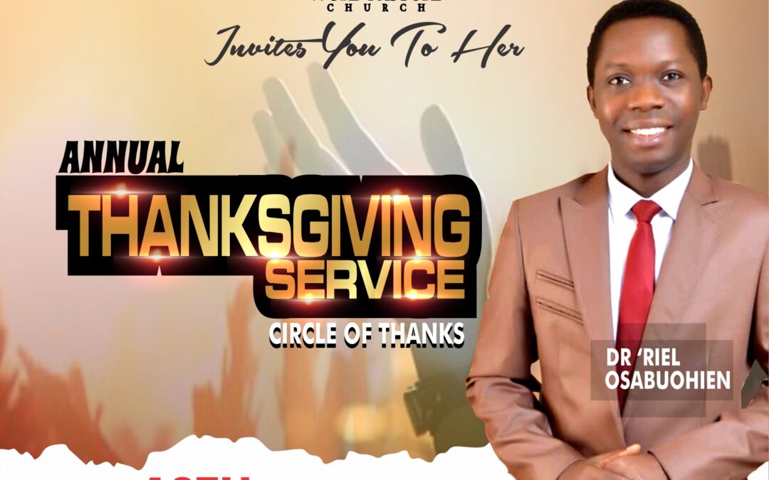 Annual Thanksgiving Service – Circle of Thanks