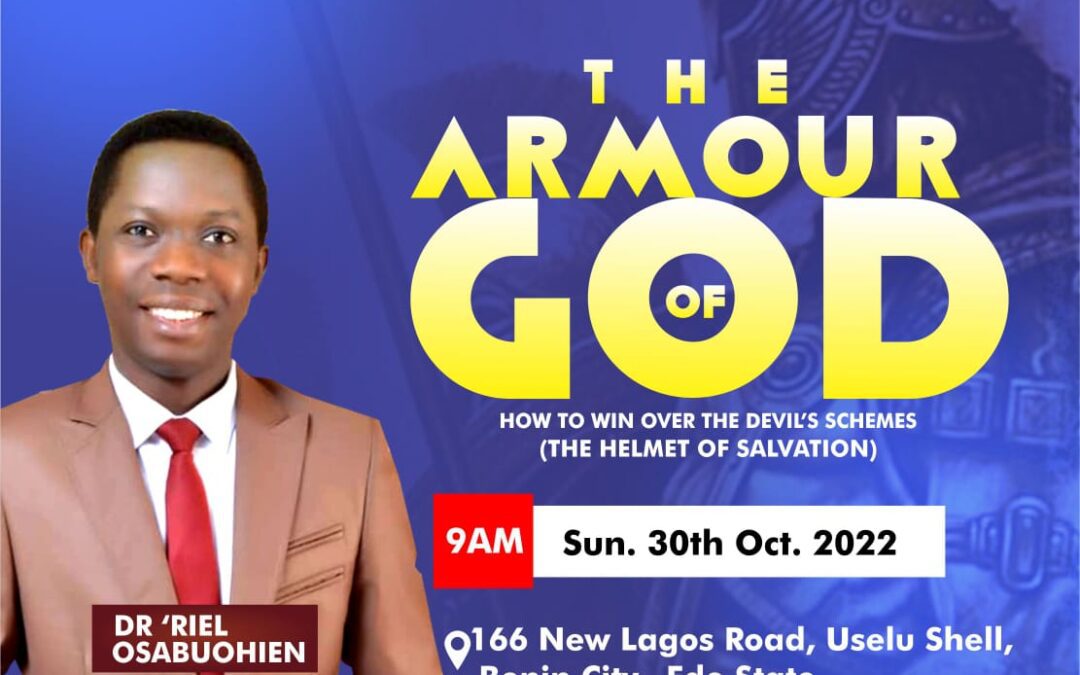 The Armour Of God – How you can win over the devil’s schemes (The helmet of salvation)